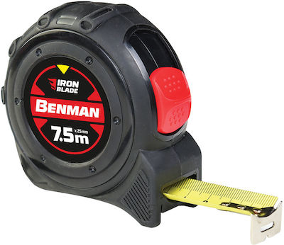 Benman Maßband mit automatischem Rücklauf 19mm x 5m