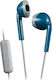 JVC HA-F19M In-ear Handsfree με Βύσμα 3.5mm Μπλε