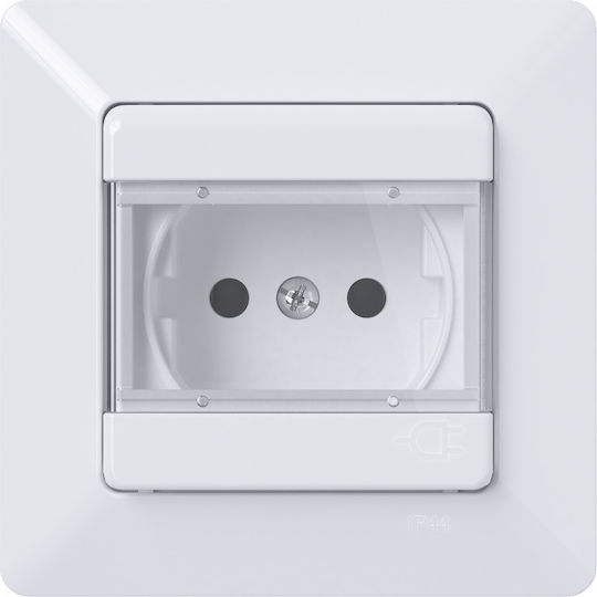 Single Power Socket White