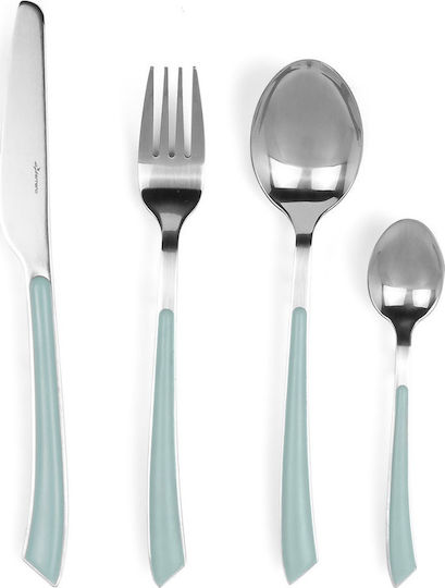 Luigi Ferrero 24-Piece Stainless Steel 18/10 Blue Cutlery Set FR-2431CS