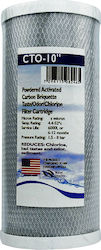 QWaterFilters from Activated Carbon 10" Big-Blue 5 μm CTO QWaterFilters from Activated Carbon 10" Big-Blue 5 μm CTO
