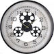 Aria Trade Antique Wall Clock Wooden Black Ø48cm