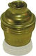 Panafan Power Socket with Socket E14 in Gold color Set 1pcs 15-00108