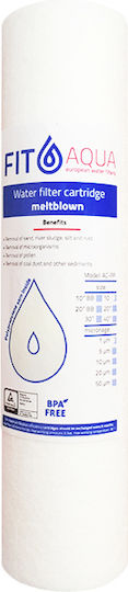 Fit Aqua Water Filter Replacement Central Water Filtration System made of Polypropylene 10" PP 10" 1 μm