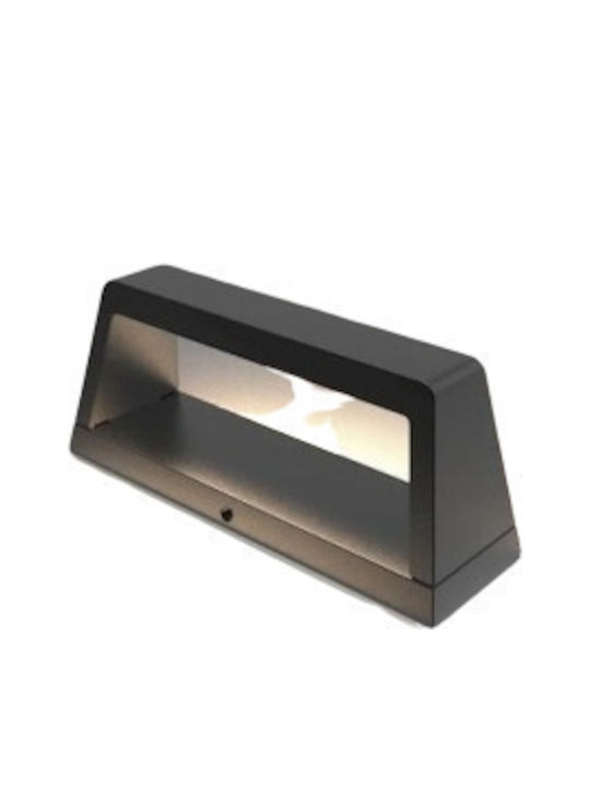 Geyer Wall-Mounted Outdoor Ceiling Light LED IP54 6W with Warm White Light 24x80x8εκ.