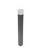 Geyer Geyer Outdoor Floor Lamp Small Post 6W with Warm White Light IP54 Gray