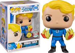 Funko Pop! Bobble-Head Marvel: Marvel - Human Torch 568