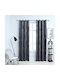 vidaXL Set Blackout Curtains with Grommets Anthracite Velvet 140x245cm