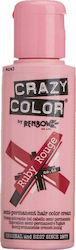 Crazy Color Semi-Permanent Vopsea Temporară 66 Ruby Rouge 100ml 15gr