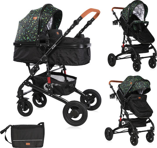 Lorelli Alba Multi Stroller Adjustable 2 in 1 Baby Stroller Suitable for Newborn Black 11.15kg