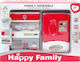 Kids Household Appliance Ψυγείο Κουζίνα Happy Family for 3+ Years Old