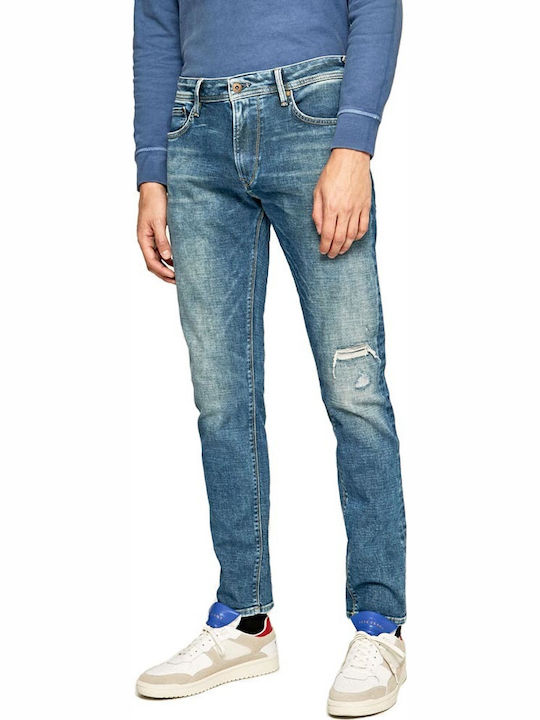 Stanley Herren Jeanshose Blau