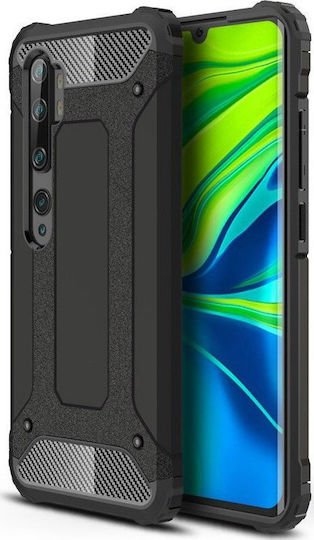Hurtel Hybrid Armor Back Cover Πλαστικό Μαύρο (Xiaomi Mi Note 10 / Mi Note 10 Pro)