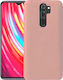 Soft Touch Back Cover Σιλικόνης Ροζ (Redmi Note 8 Pro)
