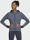 Adidas Women's Hooded Cardigan Gray