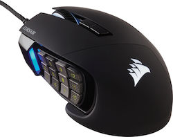 Corsair Scimitar RGB Elite Gaming Ποντίκι 18000 DPI Μαύρο