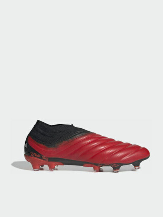 Adidas Copa 20+ FG Χαμηλά Ποδοσφαιρικά Παπούτσια με Τάπες Active Red / Cloud White / Core Black