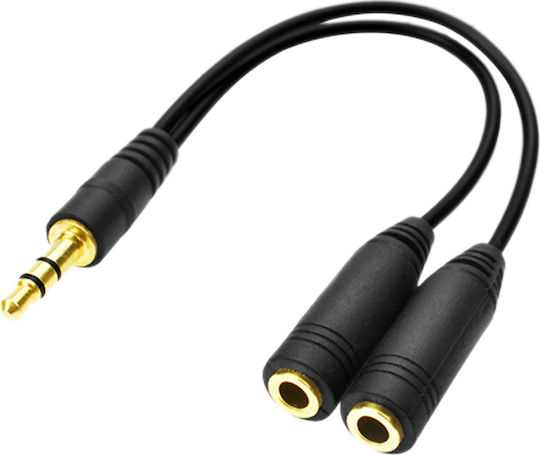 Cablexpert Converter 3.5mm male to 3.5mm 2x female 1pcs