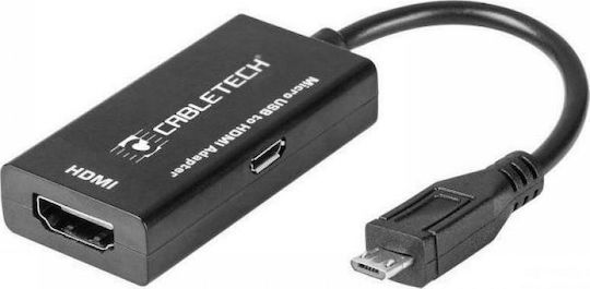 Cabletech Конвертор MHL Мъжки към HDMI Женски 1 Брой DM-0933-A