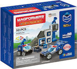 Magformers Joc de construcție magnetic Amazing Police pentru copii de 3++ ani