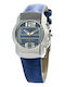 Chronotech Γυναικείο Ρολόι 34mm Μπαταρίας με Navy Μπλε Δερμάτινο Λουράκι