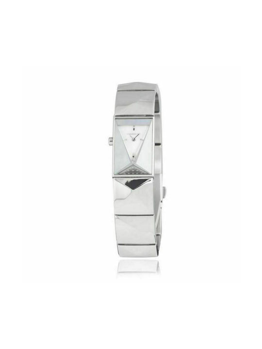 Chronotech Watch with Silver Metal Bracelet CT7357S-05M