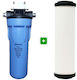 Pentair 3GSL Single Water Filtration System Single Under Sink / Central Supply Micron ½" with Replacement Filter Doulton Ultracarb Imperial OBE 0.5 μm 57305320917