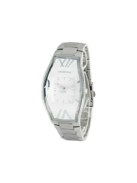 Chronotech Watch with Silver Metal Bracelet CT7932M-08M