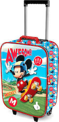 Karactermania Disney Mickey Skater Elementary School Trolley Bag Blue L34xW17xH52cm