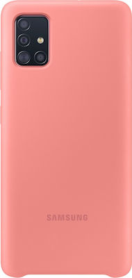 Samsung Silicone Cover Ροζ (Galaxy A51)