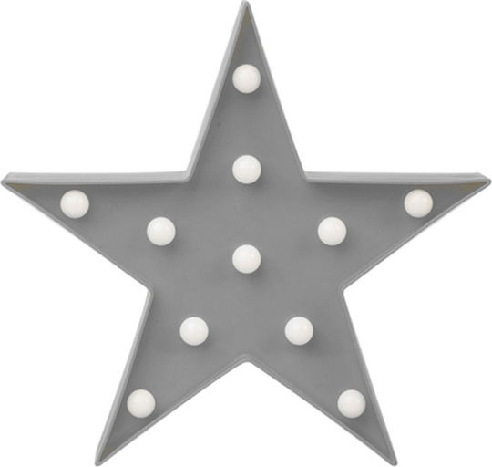 Kiokids Led Kids Decorative Lamp Gray 27.5x27.5cm