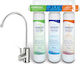 Pure Pro RS3000 Water Filtration System Triple Under Sink / Central Supply with Faucet & Replacement Filter