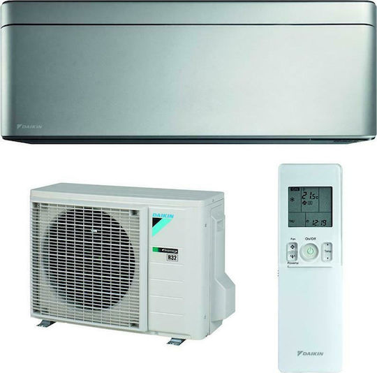 Daikin Stylish FTXA-BS Κλιματιστικό Inverter 9000 BTU A+++/A+++ με WiFi και Φαινόμενο Coanda Silver