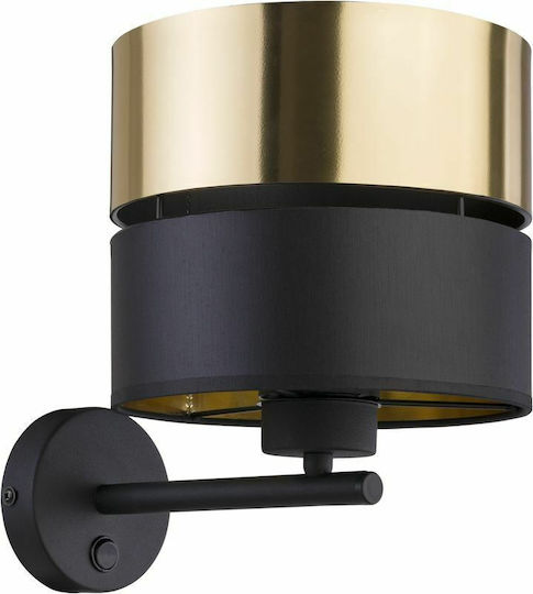 TK Lighting Hilton Modern Lumină de Perete Negru 28x28cm