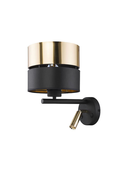 TK Lighting Hilton Lamp Wall Black 28x28cm