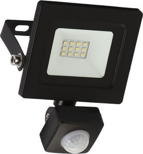 Bormann BLF1500 Προβολέας LED 10W Φυσικό Λευκό 4000K με Αισθητήρα Κίνησης