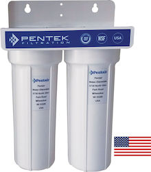 Pentair M10 Slime Line Συσκευή Φίλτρου Νερού Κάτω Πάγκου / Κεντρικής Παροχής Διπλή 1/4''