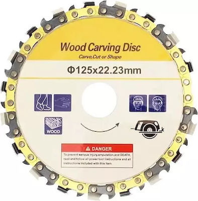 500-1568 Slicer/Coarse Grater Disc Wood 125mm 1pcs