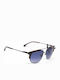 Lozza Men's Sunglasses with Silver Frame and Blue Gradient Lens SL2279M 0627
