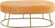 Samt Bankhocker Alinafe Gold 118x66x42cm