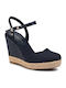 Platforme Dama Tip Espadrile Albastru Marin
