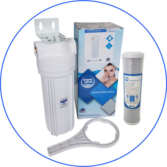 Aqua Pure Plus-Ap Clc 978 Water Filtration System Single Under Sink / Central Supply with Replacement Filter Aqua Pure AP-CLC 978 0.5 μm