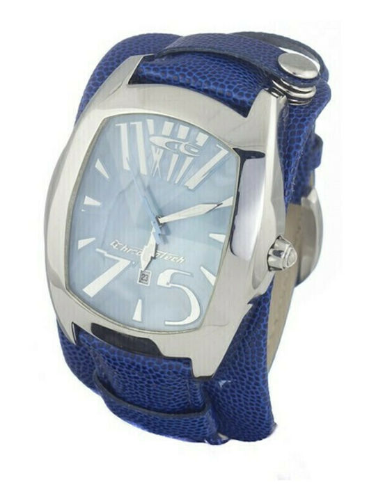 Chronotech Ρολόι Μπαταρίας με Δερμάτινο Λουράκι Chronotech Ρολόι Μπαταρίας με Δερμάτινο Λουράκι