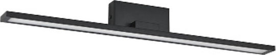 Aca Chloe Modern Lamp Bathroom with Integrated LED and Warm White Light Black 56x7x7cm