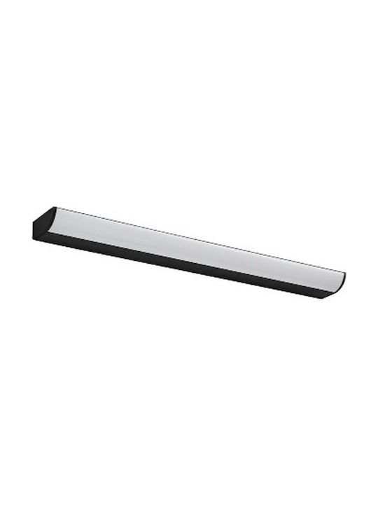 Aca Modern Wall Lamp with Integrated LED and Warm White Light Black Width 57cm