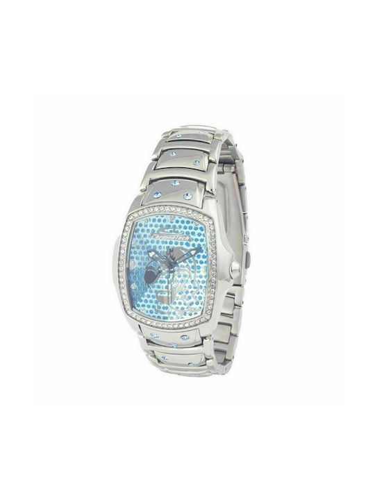 Chronotech Uhr mit Silber Metallarmband CT7896L...