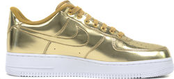 Nike Air Force 1 SP Unisex Flatforms Sneakers Χρυσά