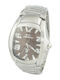 Chronotech Ανδρικό Ρολόι 41mm Μπαταρίας με Ασημί Μεταλλικό Μπρασελέ