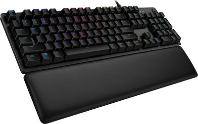 Logitech G513 Gaming Mechanical Keyboard with GX Brown switches and RGB lighting (English US)