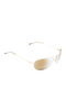 Dolce & Gabbana Women's Sunglasses with Gold Metallic Frame and Mirror Lenses DG6015 02F9